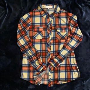 Plaid button up shirt